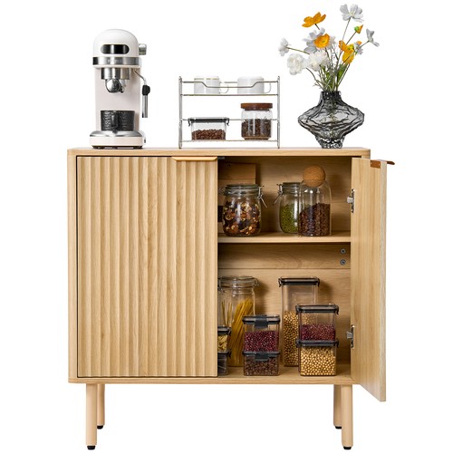 Vevor coffee bar cabinet mid - coffee,