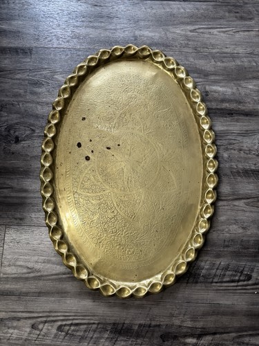 Vintage brass tray top for - top,