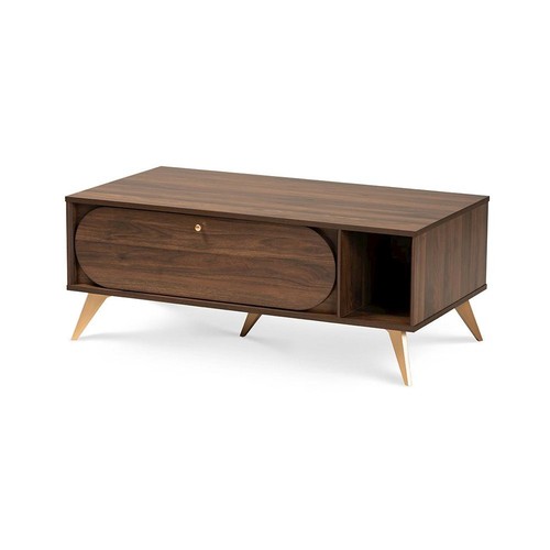 Edel mid century modern walnut - modern,