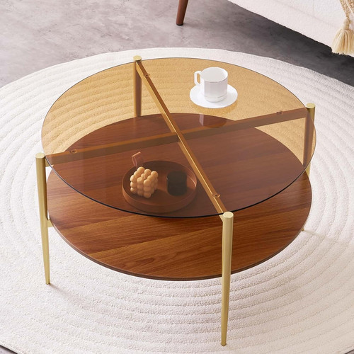 30in round coffee table - round,