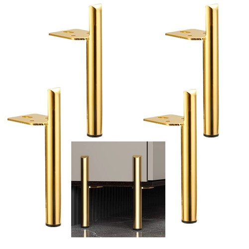 Inch furniture legs gold - 12,