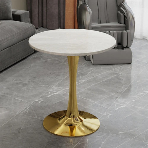 Coffee table marble gold white - table,