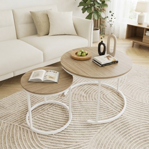 Round coffee tables - round,
