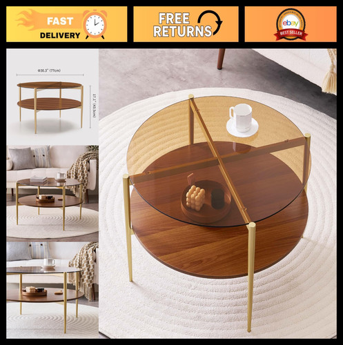 Mid century modern round - modern,