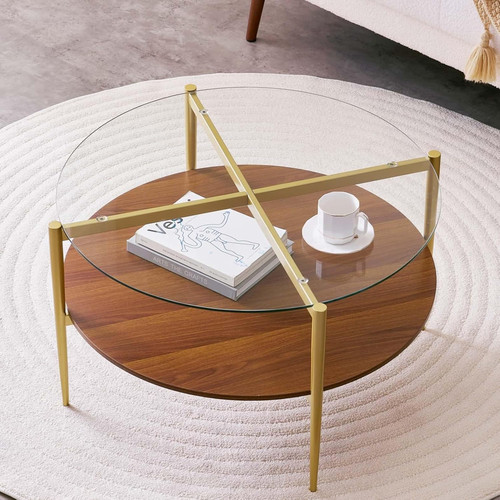 Mid century modern round - modern,