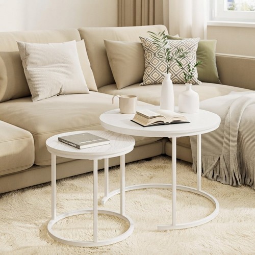 Round coffee tables set - round, 2