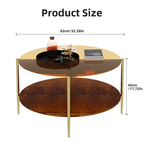 Mid century modern round - 32'', mid-century